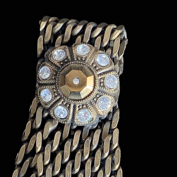 Vtg Rare Banana Bob Ox Gold Aurum Choker Necklace - Picture 2 of 5